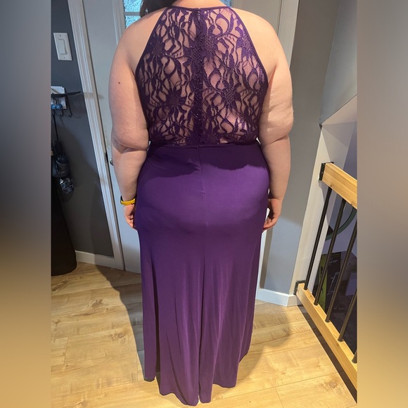 NWT US 18 Additon Elle Evening/Formal Purple Dress - Picture 3 of 9